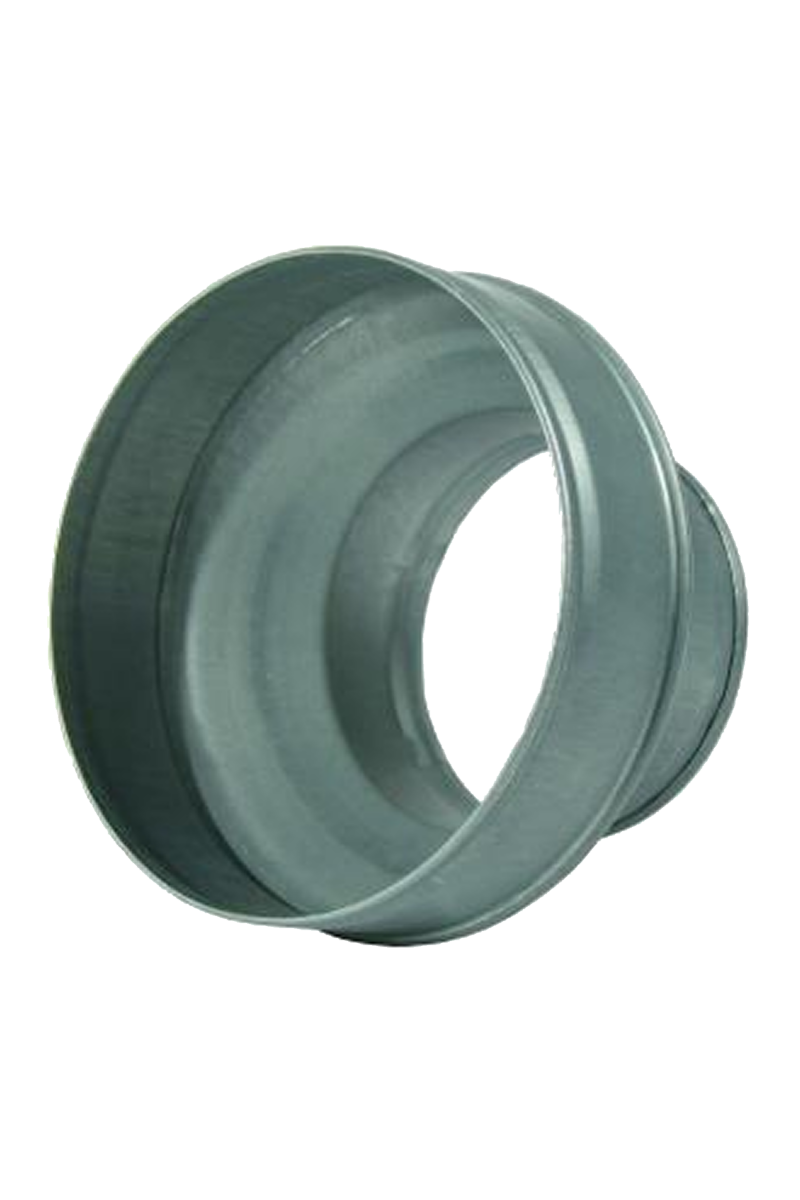 Reduzierstück, Metall, 200 auf 100mm